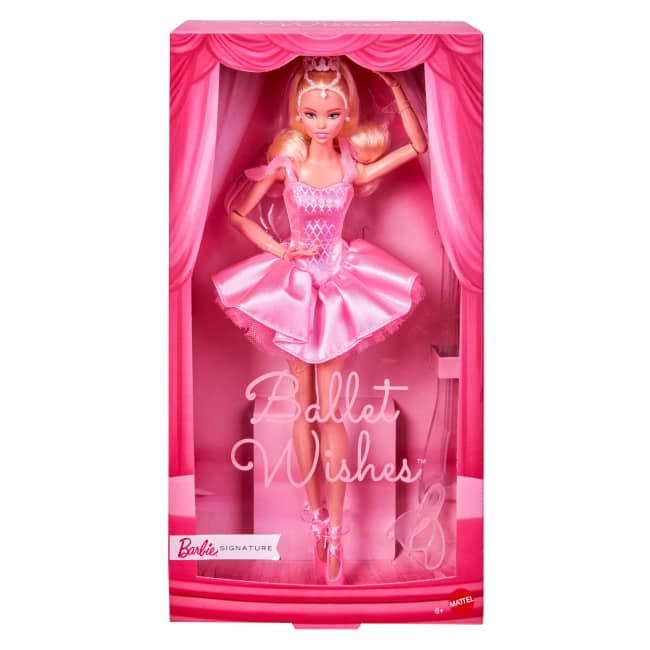 Kούκλα Barbie Συλλεκτική Κούκλα Μπαλαρίνα Με Σατέν Ροζ Τουτού