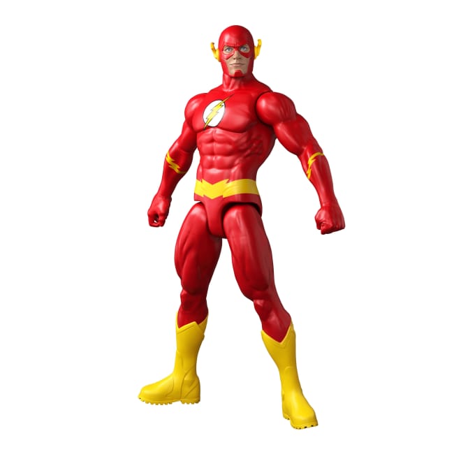 DC 12 Inch The Flash Action Figure, Classic Super Suit, 7 Points Of Articulation
