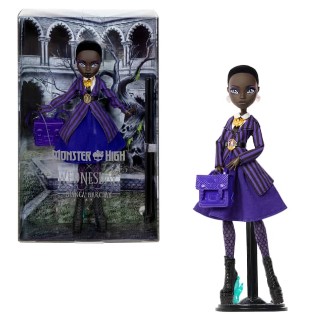 Monster High X Wednesday Συλλεκτική Κούκλα, Bianca Barclay Με Στολή Της Ακαδημίας Nevermore