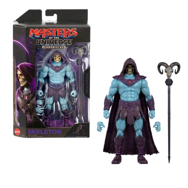 Masters Of The Universe 2026 Chronicles Skeletor Zoals in De Film, Actiefiguur, Schaal 1:12, Schurk