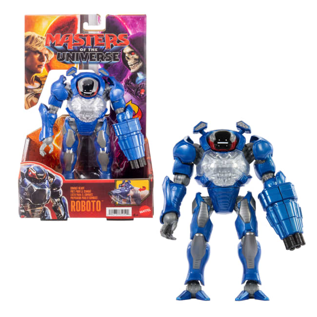 Masters Of The Universe – Roboto-Figur, Kampfbereit, 14 Cm, Twist & Release Quick Draw