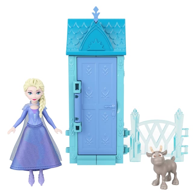 Playset Bambola Piccola Arendelle Disney Frozen Con 5 Sorprese Inclusa La Bambola (I Modelli Possono Variare)
