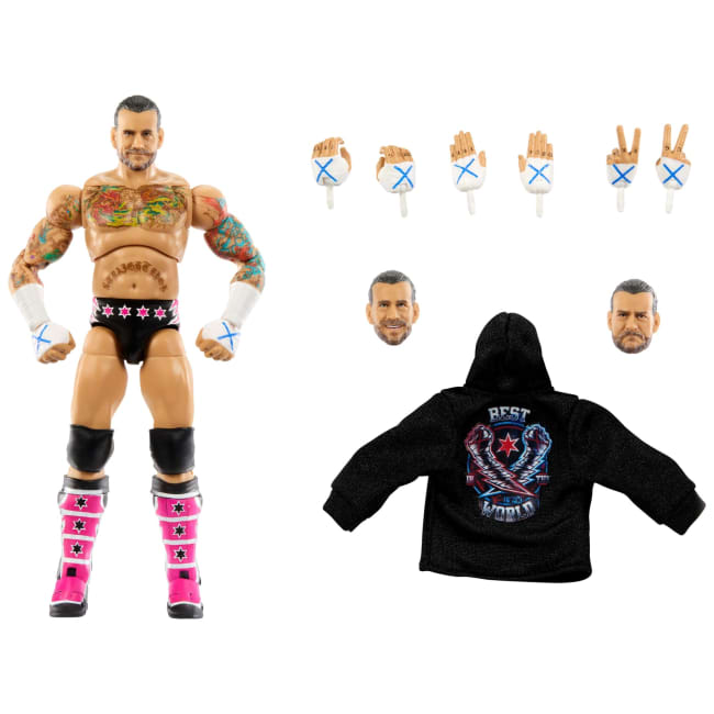 WWE Ultimate Edition Cm Punk Action Figure & Accessories Set, 6-Inch Collectible Superstar