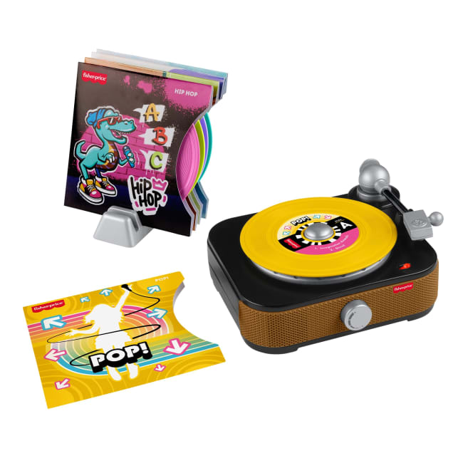 Fisher-Price Πικάπ Με Δίσκους Μουσικό Παιχνίδι Για Παιδιά Προσχολικής Ηλικίας, Ελληνική Έκδοση