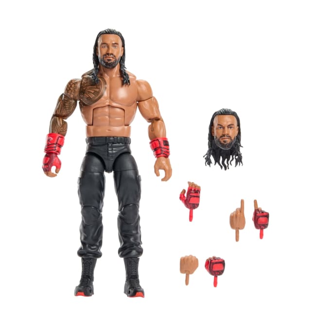 WWE Elite Collection Top Picks Roman Reigns Action Figure & Accessories, 6-Inch Collectible Set
