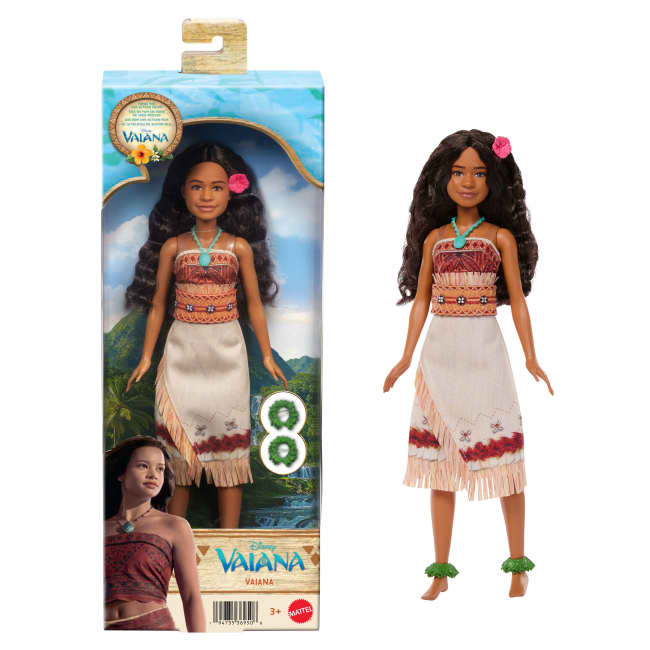 Mattel-Disney Poupée Vaiana Avec Tenue Amovible