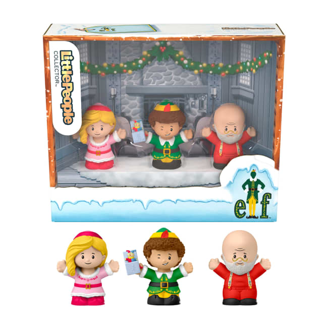 Little People Collector Elf: Santa's Workshop, Special Movie Edition Set For Fans, 3 Figures