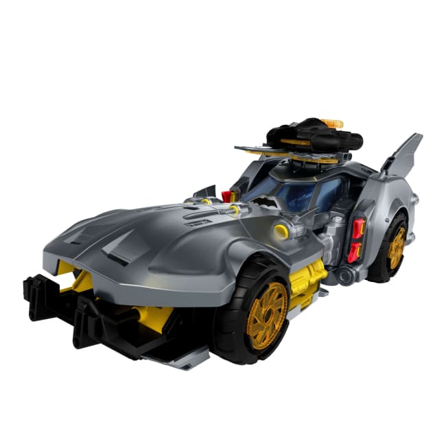 DC Premier Batmobil-Fahrzeug, Batmans Ikonisches Auto Für Seinen Kampf Gegen Das Böse Mit Bat-Dronen-Kanone