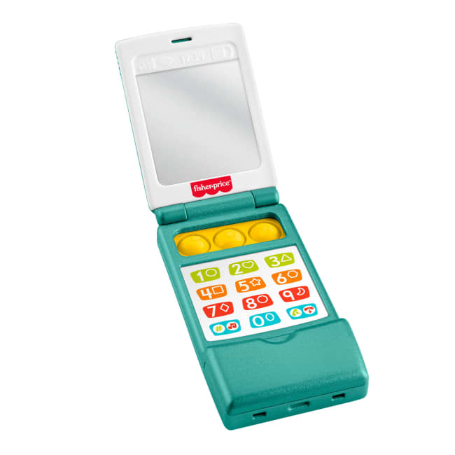 Fisher-Price Παίζω Και Μαθαίνω Εκπαιδευτικό Κινητό Τηλεφωνάκι Με Πορτάκι, Μουσικό Παιχνίδι Δραστηριοτήτων Για Μωρά Και Νήπια, Ελληνική Έκδοση