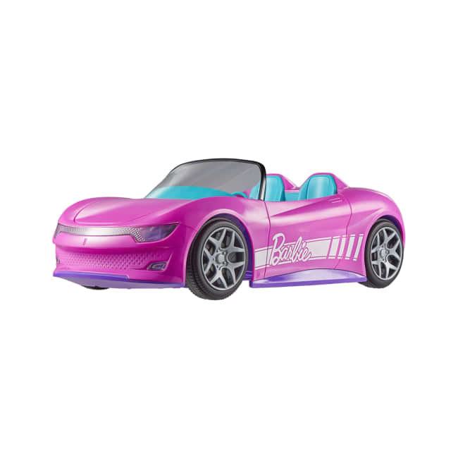 Ferngesteuertes Hot Wheels Barbie Cabrio, Spielzeugauto Mit Batteriebetriebener Fernbedienung, Platz Für 2 Barbie-Puppen