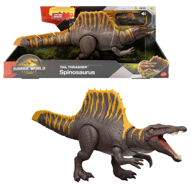 Jurassic World-Figurine Articulée Spinosaurus-2 Mouvements D’Attaque
