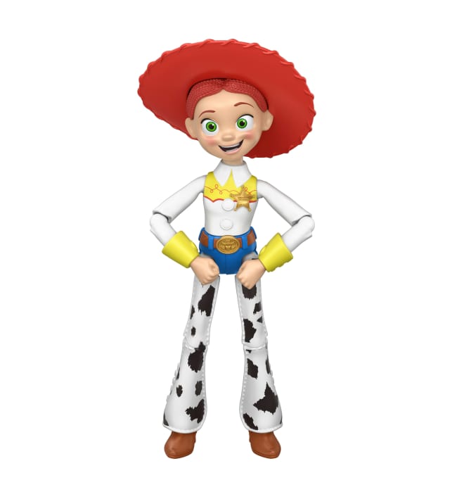 Disney En Pixar Toy Story 5 Grote Jessie Figuur, 30 Cm, Beweegbaar Speelgoed Dansende Cowgirl
