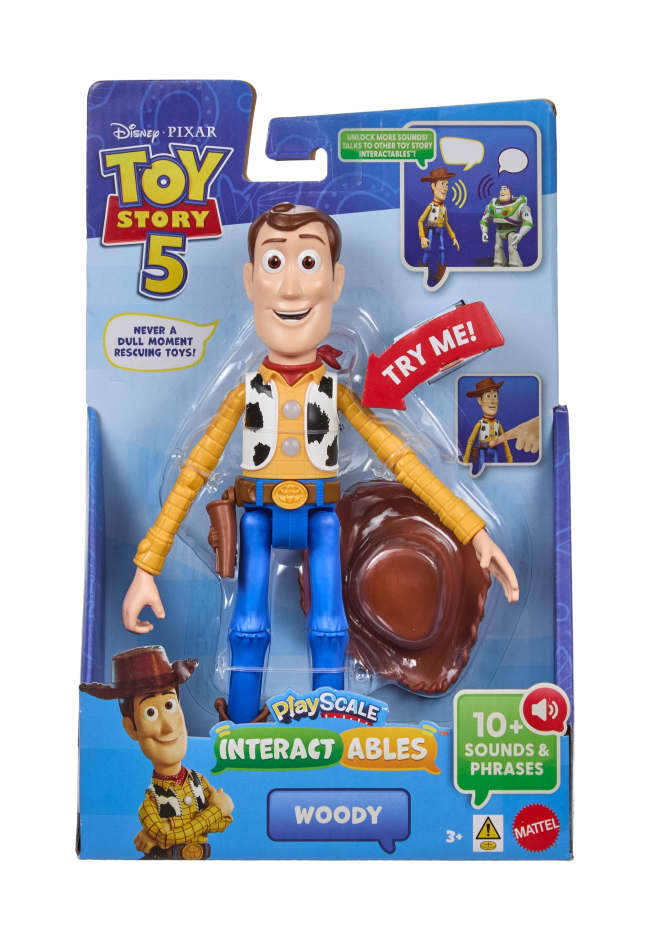 Disney · Pixar-Figurine Interactive Woody De 23 Cm-Avec Répliques