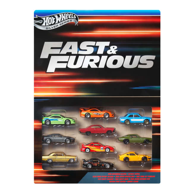 Hot Wheels Fast & Furious Temalı 10'Lu Paket, 10 Adet 1:64 Ölçekli Oyuncak Araba (Stiller Çeşitlilik Gösterebilir)