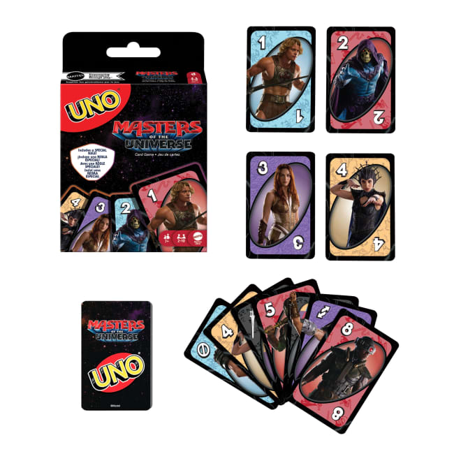 UNO Masters Of The Universe, Gioco Di Carte Ispirato Al Film Per Bambini, Adulti E Serate Gioco in Famiglia Con Mazzo A Tema