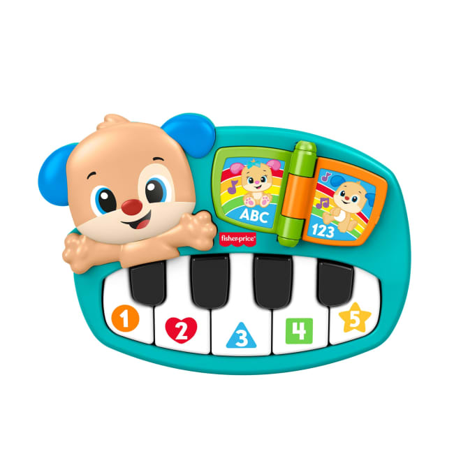 Piano De Perrito De Laugh & Learn De Fisher-Price, Juguete De Aprendizaje Musical Para Bebés Y Niños Pequeños, Versión En Castellano