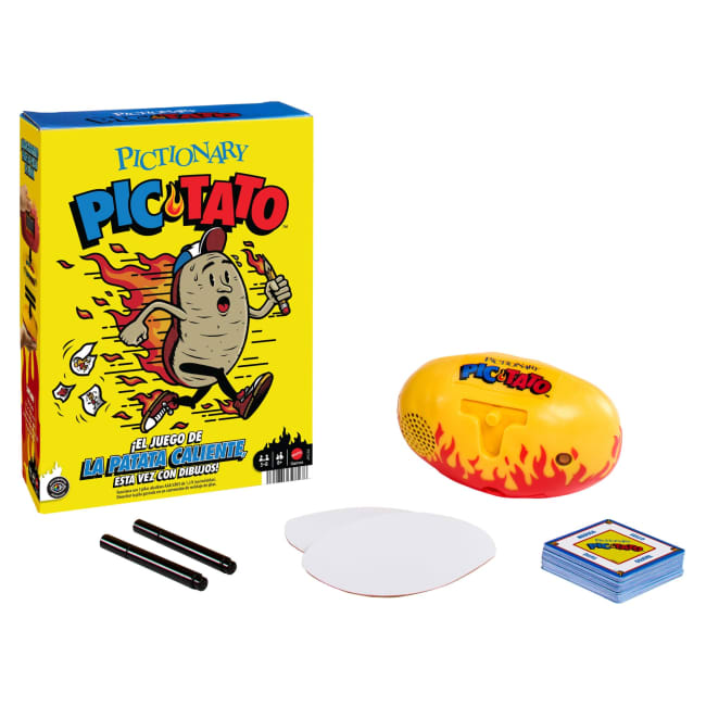 Hot Potato Pictionary Pic-Tato Game for Family Game Nights, Talking and Music Playing Toy for Kids, Girls, and Adults