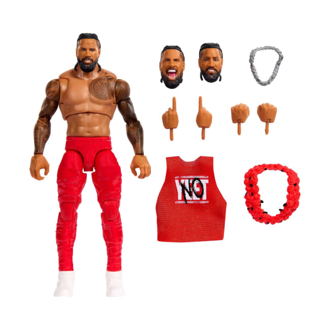 WWE Ultimate Edition Jimmy Uso Action Figure & Accessories Set, 6-Inch Collectible Superstar
