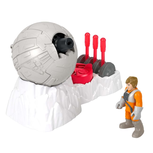 Imaginext Star Wars Rebellenbasis-Spielzeugkanone Mit Luke Skywalker-Die-Cast-Figurenschlüssel, 5-Teilig