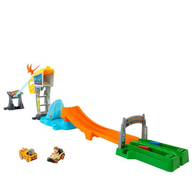 Hot Wheels Racerverse Pista Para Coches De Juguete Jurassic World