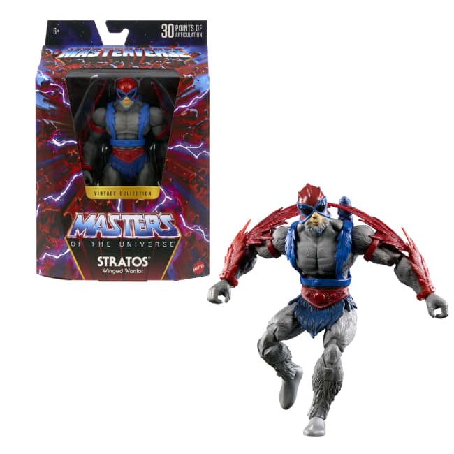 Masters Of The Universe Masterverse Vintage Collection Stratos-Actionfigur, Ca. 18 Cm Großes MOTU-Spielzeug