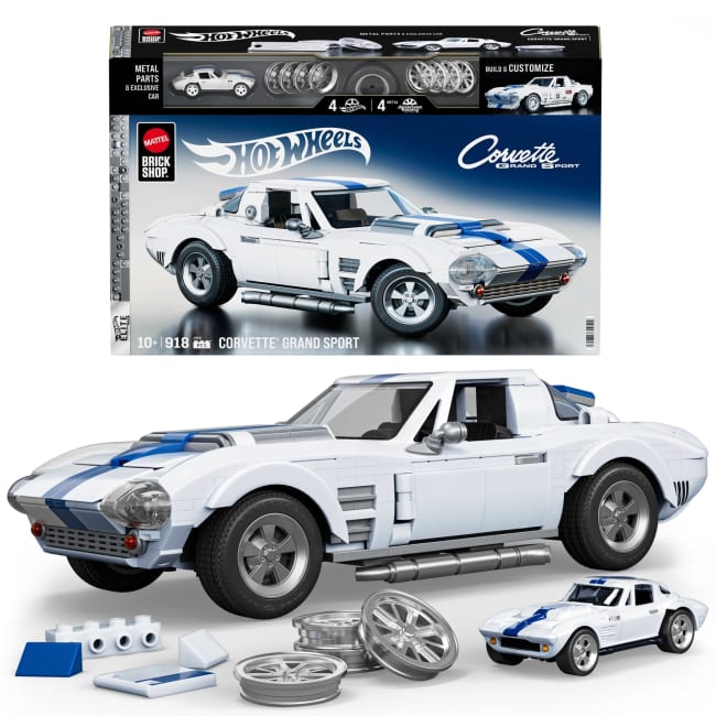 Mattel Brick Shop Hot Wheels Corvette Grand Sport (918 Κομμάτια), Για Συλλέκτες
