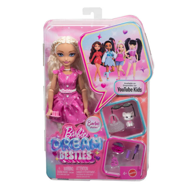 Barbie Dream Besties 'Malibu'-Poupée Articulée Blonde Et Accessoires