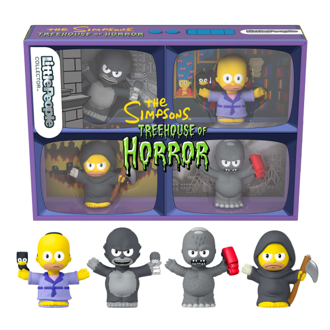 Little People Collector The Simpsons Treehouse Of Horror Special Edition Set For Fans, 4 Figures