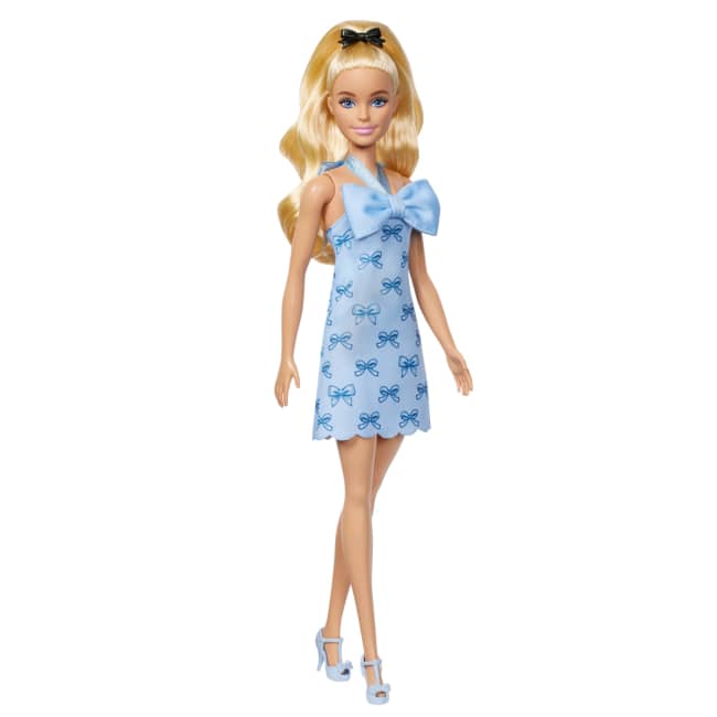Barbie-Poupée Barbie Fashionistas Robe DOS Nu Bleu Layette-Avec Nœud