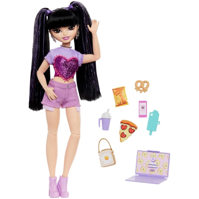 Barbie-Équipe De Rêve Renee-Poupée Avec 11 Accessoires Nourriture