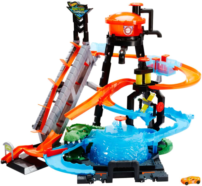 Hot Wheels Ultimate Gator Car Wash Playset