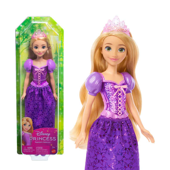 Disney Princess Rapunzel Doll With Sparkling Fashion & Accessories, Inspired By Disney Tangled Movie