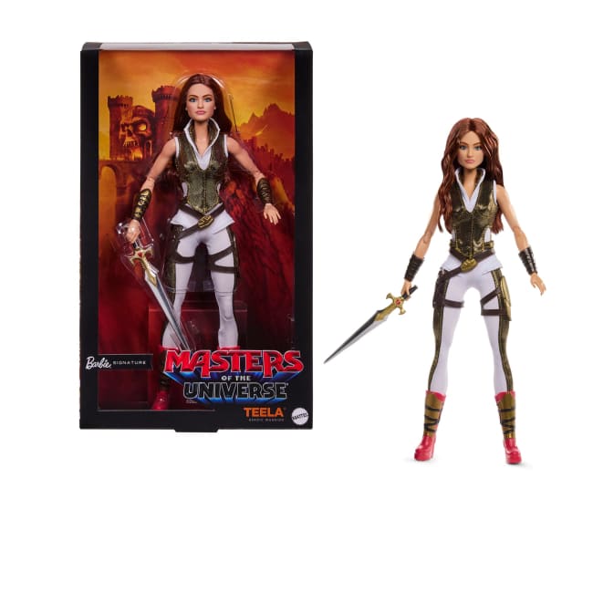 Barbie Signature Masters of the Universe Władcy Wszechświata Teela Lalka kolekcjonerska Zabawka dla dzieci 6+, fanów i kolekcjonerów