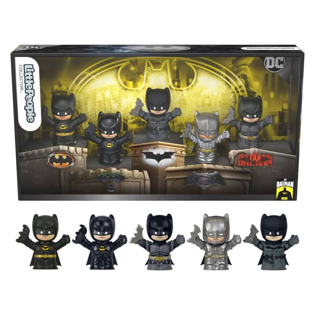 Little People Collector Batman 85Th Anniversary Special Edition Set For Adults & Fans, 5 Figures