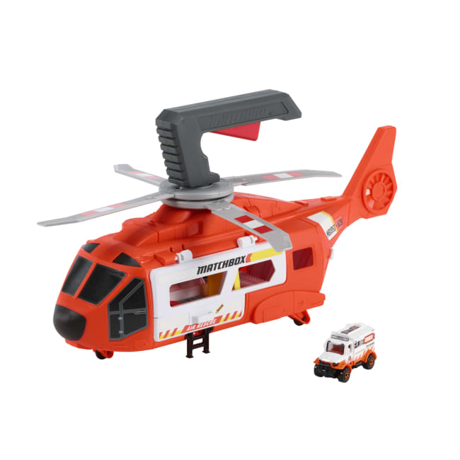 Matchbox Action Drivers Prawdziwe Przygody Helikopter Ratunkowy