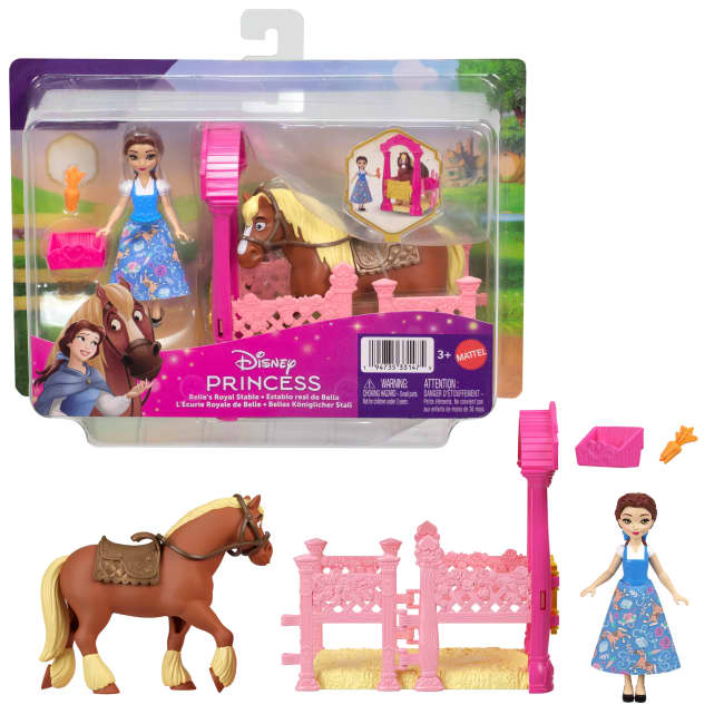 Disney Prinses Disney Frozen Storytime Stackers Set Met Poppetje, Paard Of Metgezel En Accessoires