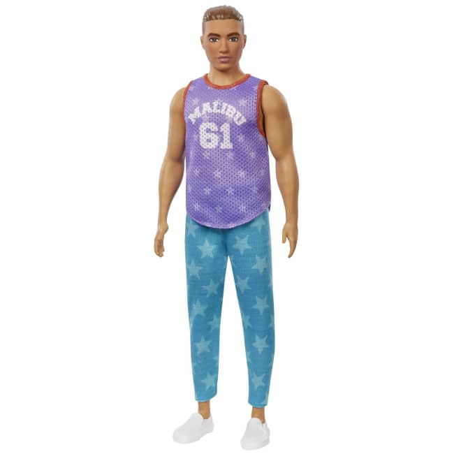 Barbie Ken Fashionistas Puppe Im Sternen Jersey, Anziehpuppe