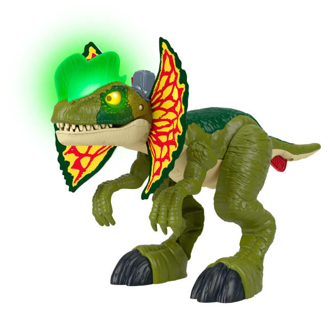 Imaginext Jurassic World Dilophosaurus-Action