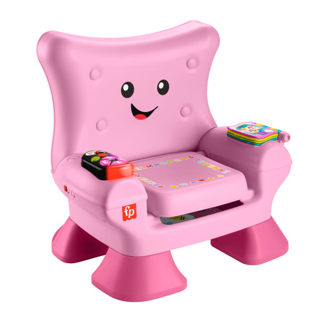 Fisher-Price Laugh & Learn Smart Stages Chair Electronic Learning Toy For Toddlers, Pink