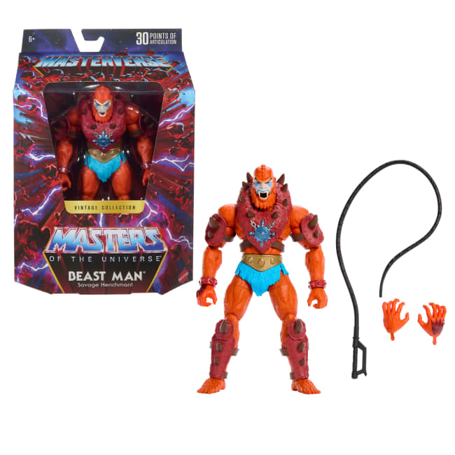 Masters Of The Universe Masterverse Vintage Collection Actionfiguren, MOTU-Spielzeuge, 30 Bewegungspunkte