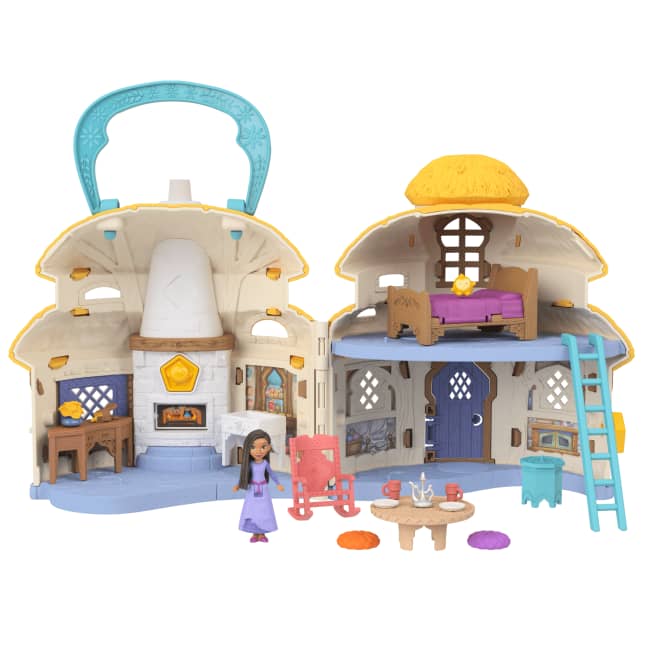 Disney - Coffret Maison D’Asha Du Royaume De Rosas - Maison De Poupée - 3 Ans Et +