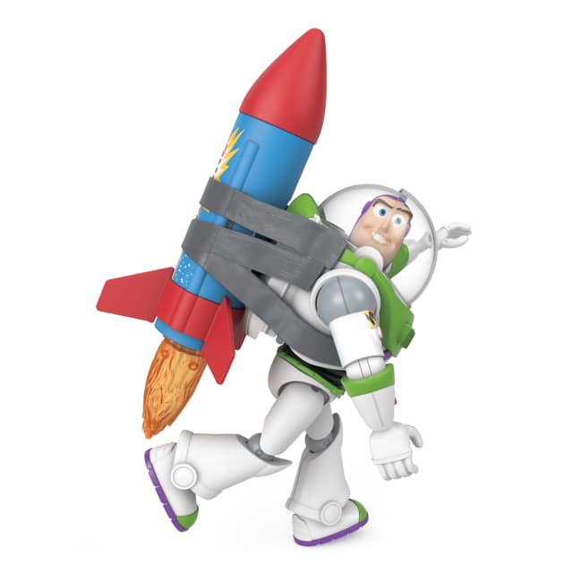Disney And Pixartoy Story Buzz Lightyear 10-In Action Figure Toy With Rocket & Sounds