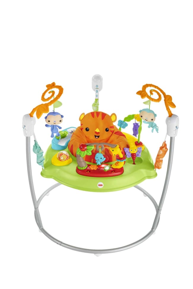 Fisher-Price - Jumperoo Jungle Sons Et Lumières - Jouet D'Éveil - 6 Mois Et +