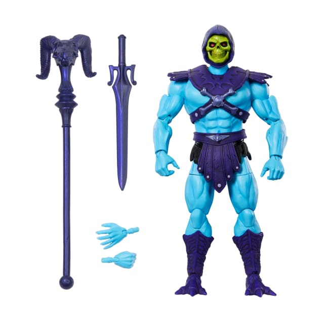 Masters Of The Universe Masterverse Skeletor-Actionfigur, MOTU Vintage Collection, 30 Bewegungspunkte