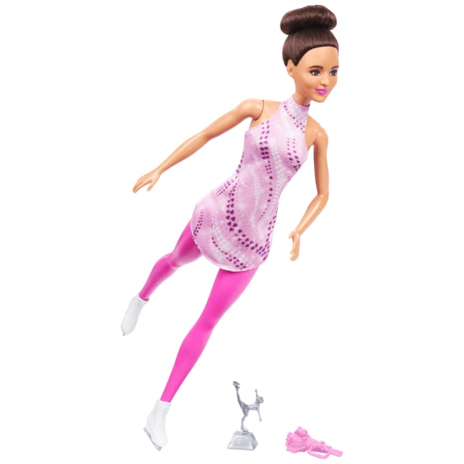 Barbie - Poupée Patineuse Artistique - Poupée Mannequin - 3 Ans Et +
