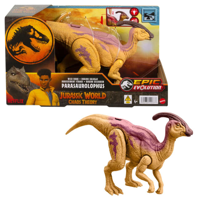 Jurassic World-Parasaurolophus Rugissement Féroce-Figurine Articulée