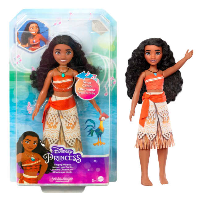Disney Princess Singing Moana Doll, Sings Clip Of “How Far I’Ll Go” From Disney Movie