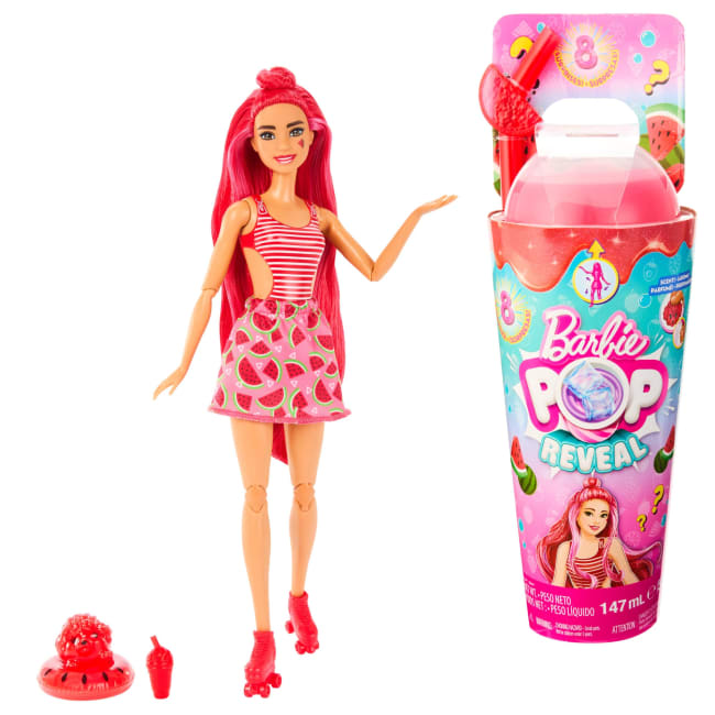 Barbie-Pop Reveal Série Fruit-Poupée Parfum Cocktail À La Pastèque