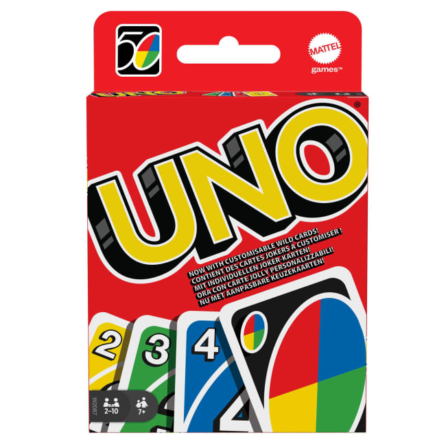 Mattel Games - Uno - Jeu De Cartes Famille - 7 Ans Et +