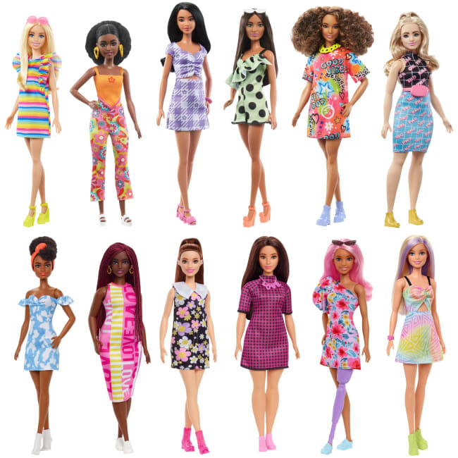 Bambole Barbie Con Look All'Ultima Moda